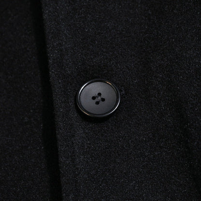 Men's Relaxed Wool Coat button detail, affordable men's jacket