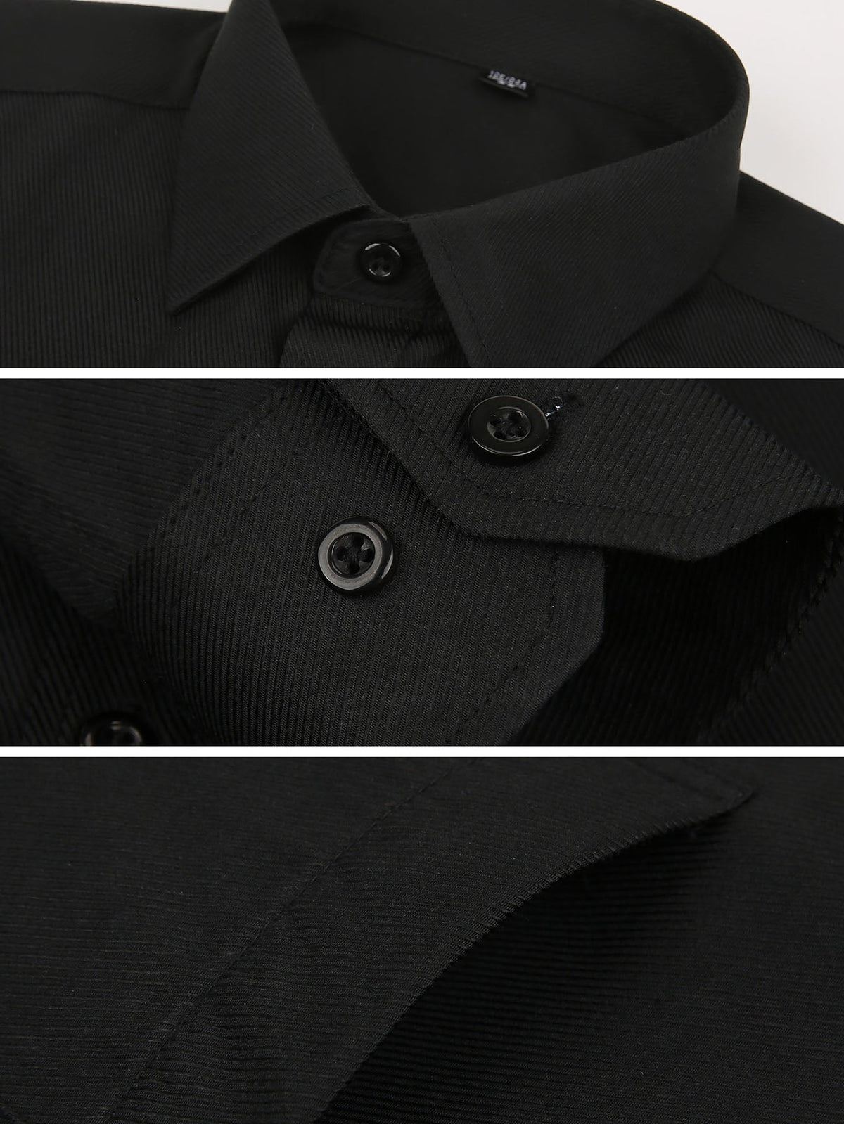 Men's Classic Cotton Button-Down fabric detail, date night shirt